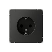 Розетка ArtGallery 16А с заземл. защ. шторки механизм базальт SE GAL001445