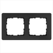 Рамка 2-м G-Flex антрацит Jasmart G1102B