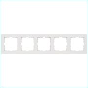 Рамка 5-м G-Classic бел. глянцевый Jasmart G1005W