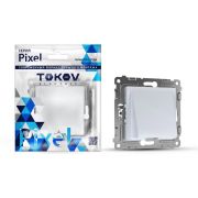 Вывод кабеля СП Pixel IP20 механизм перламутр. TOKOV ELECTRIC TKE-PX-CP-C04