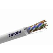 Кабель витая пара F/UTP 4х2х24AWG 0.48мм) кат.5E PVC Fluke tested (м) TOKOV ELECTRIC TKE-C06-F/UTP-42-5E-305