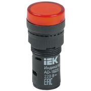 Лампа светосигнальная AD16DS d16мм 230В AC красн. KARAT IEK BLS10-ADDS-230-K04-16
