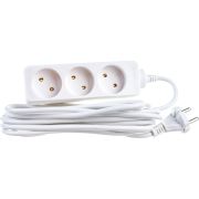 Удлинитель 3х5м без заземл. 16А IP20 ПВС 2х1 КОСМОС YKsm5m-3g(K)