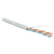 Кабель витая пара U/UTP кат.5E 4х2х24AWG solid LSZH нг(А)-HF UUTP4-C5E-S24-IN-LSZH-GY-305 сер. (м) Hyperline 42045