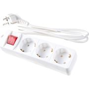 Удлинитель 3х1.5м с заземл. 10А IP20 2.2кВт ПВС с выкл. Союз 481S-7301