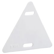 Бирка кабельная маркировочная У-136 55х55х55мм (треугольник) IEK UZMA-BIK-Y136-T