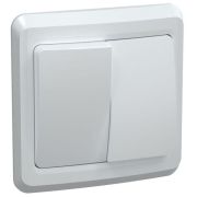 Выключатель 2-кл. СП Вега 10А IP20 ВС10-2-0-ВБ бел. GENERICA EVV20-K01-10-DM