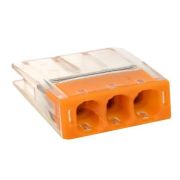 Клемма строительно-монтажная СМК 2273-243 3-проводная 0.5-2.5кв.мм с пастой (уп.100шт) PROxima EKF plc-smk-2273-243