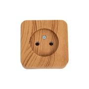 Розетка 1-м ОП Blanca 16А IP20 250В без заземл. без защ. шторок с изолир. пластиной ясень SE BLNRA000115