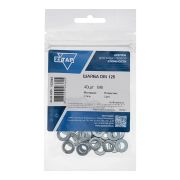 Шайба плоская М6 DIN 125А цинк. (пакет) (уп.40шт) Tech-Krep/Zitar 103044