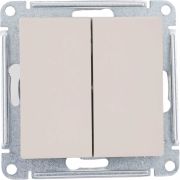 Выключатель 2-кл. AtlasDesign (сх. 5) 10AX механизм песочн. SE ATN001251