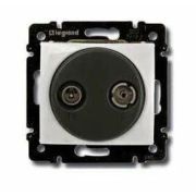 Розетка телевизионная оконечная TV/FM СП Valena 10дБ механизм сл. кость IEK 695620