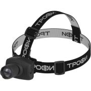 Фонарь GB-301 налобный 3Вт 3хААА карт. упак. Трофи Б0030187