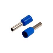 Наконечник штыревой втулочный изолир. (НШВИ F-8мм) 2.5кв.мм (НШВи 2.5-8 / Е 2.5-8 / E2508) син. (блист.10шт) Rexant 06-0407-A