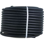 Труба гофрированная ПНД легкая d16мм с протяжкой черн. (уп.50м) Эра Б0043779